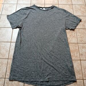 #0287 Mens Top Man Plain Gray T-Shirt To Fit Chest 36-47 Medium